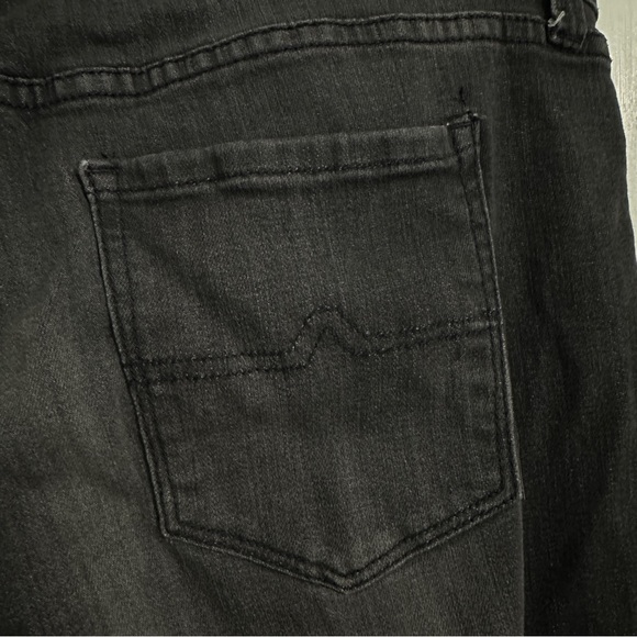 Arizona Jean's Black Skinny Jeans with fading size 13 - Picture 10 of 11